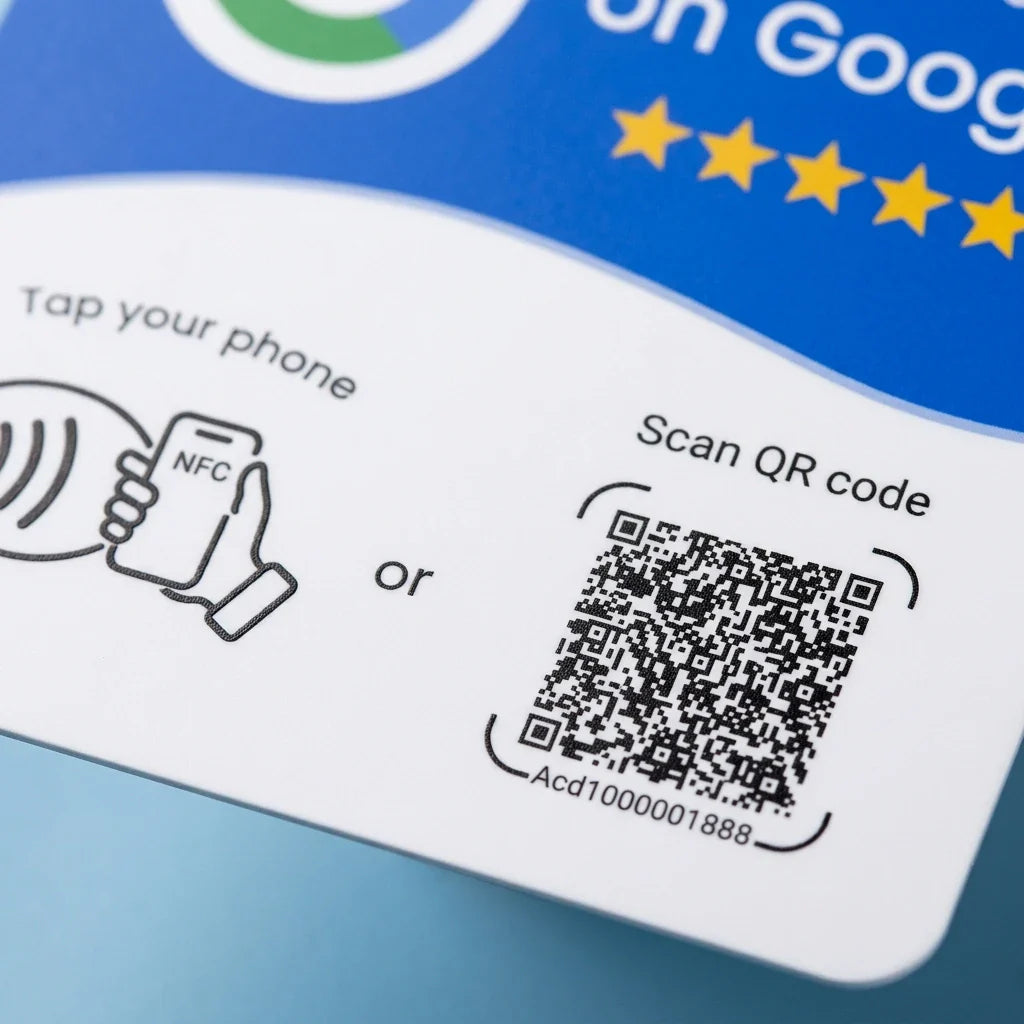 Instant 5-Star Review Card